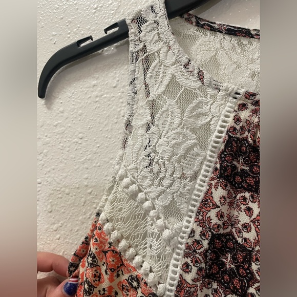 *Hint of Mint Bohemian Lace Dress - Picture 6 of 6